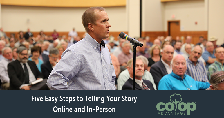 Five Easy Steps to Telling Your Story Online and In-Person