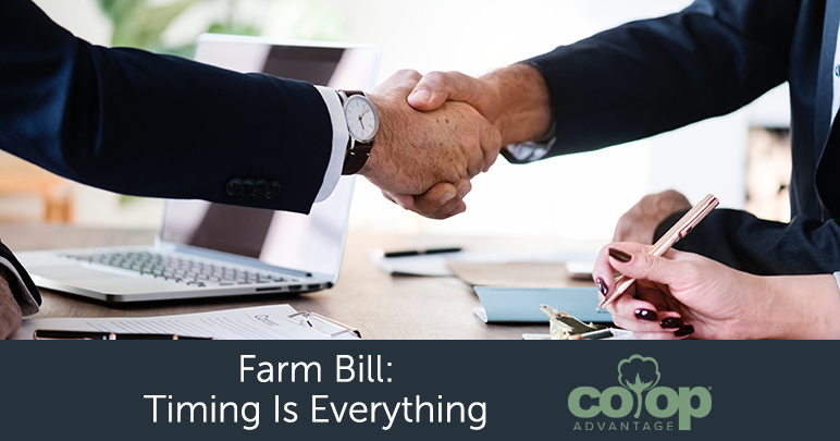 Farm Bill: Timing Is Everything
